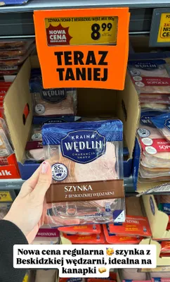 Szynka z beskidzkiej wędzonej promocja w Biedronka