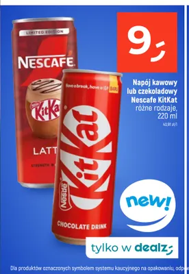 Napój kawowy Nescafe Latte promocja w Dealz