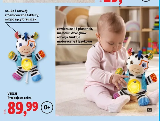 Zabawka Przebojowa zebra Vtech promocja w Lidl