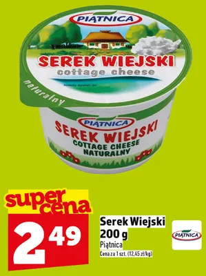 Serek Wiejski Piątnica promocja w TOPAZ