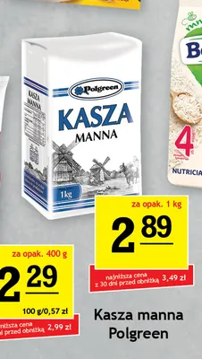 Kasza manna Polgreen promocja w Gram Market