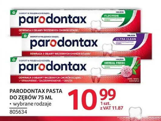 Pasta do zębów Parodontax promocja w Selgros