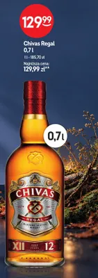 Whisky Chivas Regal promocja w Żabka