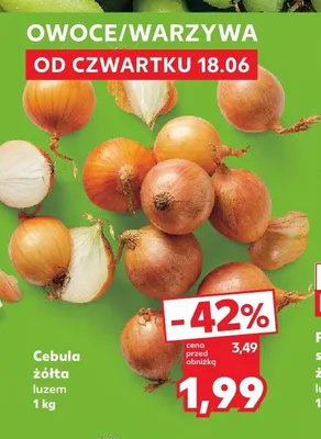 Cebula żółta promocja w Kaufland