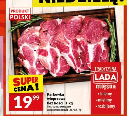 Karkówka wieprzowa bez kości promocja w Twój Market