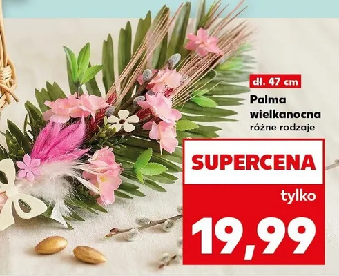 Palma wielkanocna różne rodzaje promocja w Kaufland