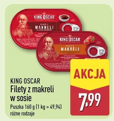 Filety 2 makreli w sosie promocja w Aldi
