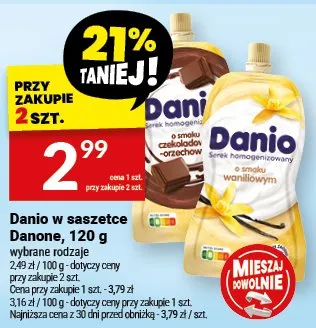 Danio w saszetce promocja w Twój Market