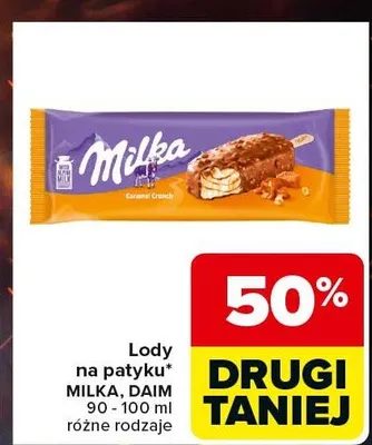 Lody na patyku Daim promocja w Carrefour Express