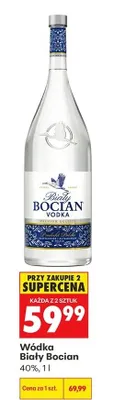 Wódka Biały Bocian promocja w Biedronka
