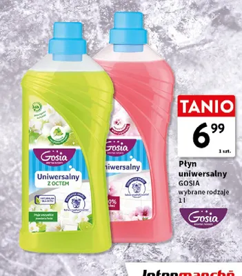 Płyn uniwersalny z octem Gosia promocja w Intermarche