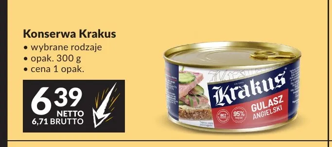 Konserwa Krakus promocja w Makro