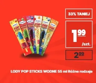 Lody wodne Pop Sticks jabłkowe promocja w API Market
