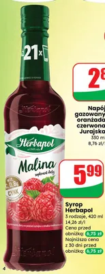 Syrop malina witaminki duży promocja w Dino