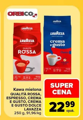 Kawa mielona Crema e Gusto Dolce Lavazza promocja w Carrefour