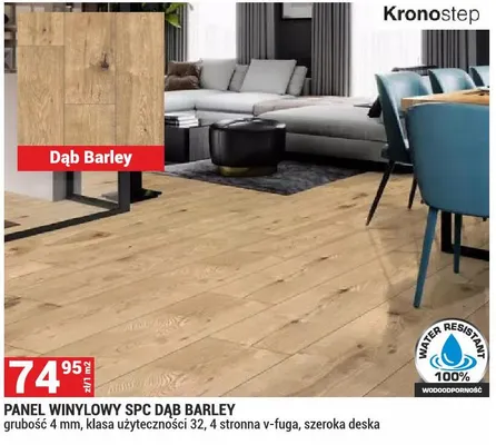 Panel winylowy SPC Dąb Barley promocja w Merkury Market