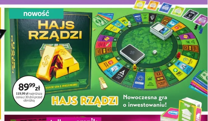 Gra planszowa Hajs rządzi Tactic promocja w Empik