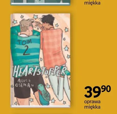 Książka Heartstopper Tom 2 Alice Oseman promocja w Empik