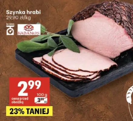 Szynka hrabi promocja w Delikatesy Centrum