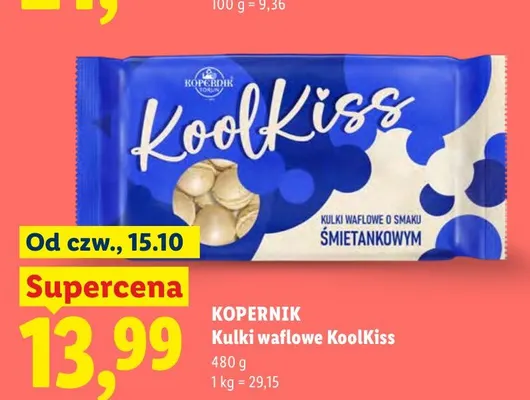 Kulki waflowe KoolKiss Kopernik promocja w Lidl