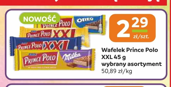 Wafelek Prince Polo XXL promocja w Społem Częstochowa
