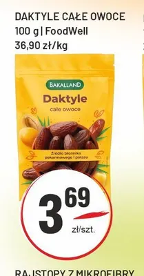 Daktyle całe owoce Bakalland promocja w Sedal