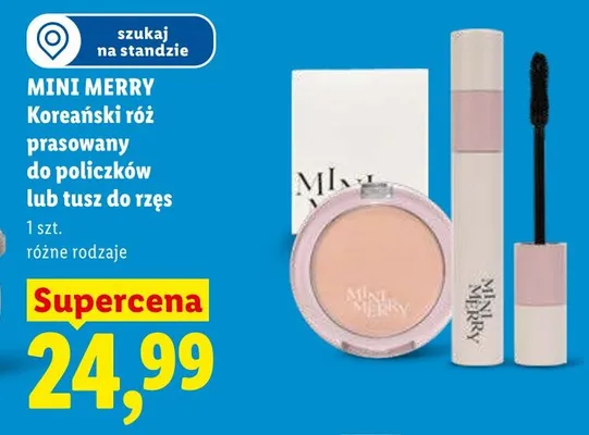 Kosmetyki MINI MERRY promocja w Lidl