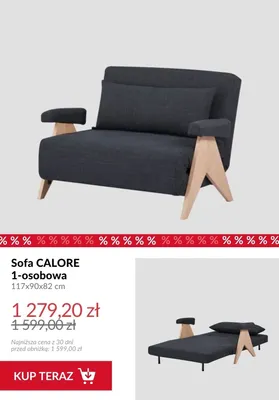 Sofa Calore 1-osobowa promocja w Homla