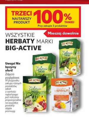 Herbaty marki Big-Active promocja w Kaufland