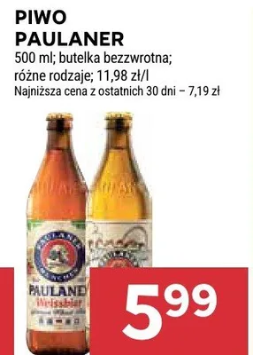 Piwo Paulaner promocja w Stokrotka