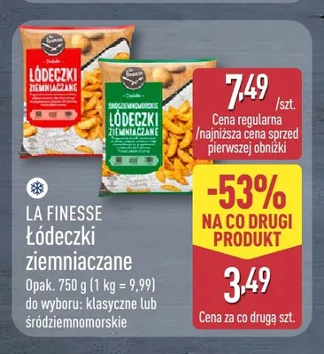 Łódeczki ziemniaczane klasyczne La Finesse promocja w Aldi