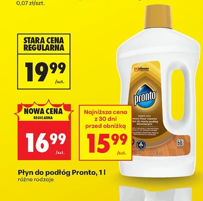 Płyn do podłóg Pronto promocja w Biedronka