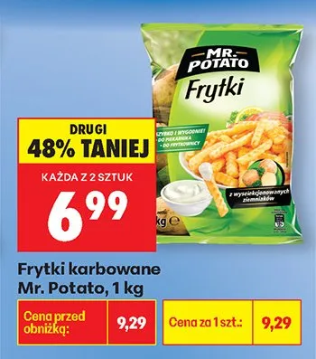 Frytki karbowane promocja w Biedronka