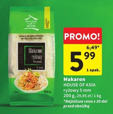 Makaron ryżowy 5mm promocja w Intermarche