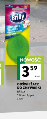 Odświeżacz do zmywarki Brilly Green Apple promocja w Intermarche
