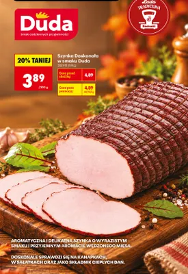 Szynka Doskonała w smaku Duda promocja w Biedronka