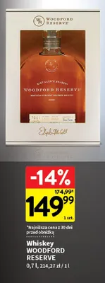 Whiskey Woodford Reserve promocja w Intermarche