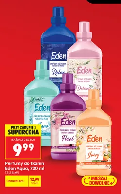 Perfumy do tkanin Eden Aqua promocja w Biedronka