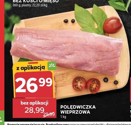 Polędwiczka wieprzowa promocja w Stokrotka