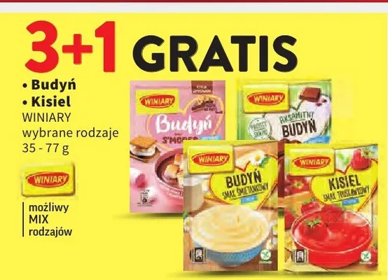 Budyń promocja w Intermarche
