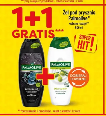 Żel pod prysznic Palmolive Olive & Milk promocja w POLOmarket