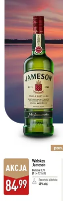 Whiskey Jameson promocja w Aldi