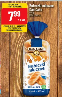 Bułeczki mleczne promocja w POLOmarket