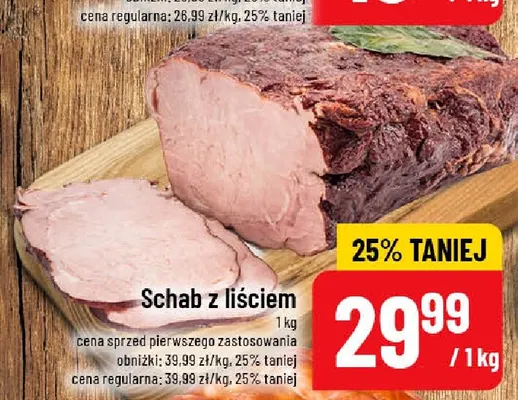 Schab z liściem promocja w POLOmarket
