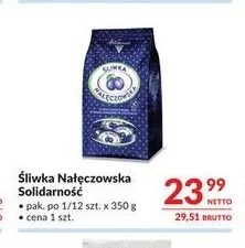 Cukierki Śliwka Nałęczowska Solidarność promocja w Makro