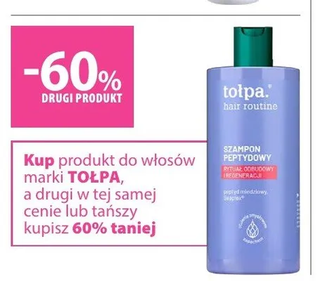 Szampon peptydowy do włosów promocja w Hebe