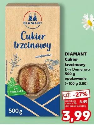 Cukier trzcinowy Dry Demerara promocja w Kaufland