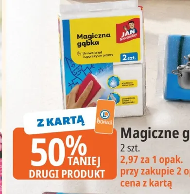 Magiczne gąbki Jan Niezbędny promocja w Leclerc