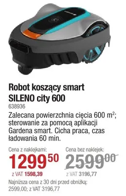 Robot koszący smart SILENO city 600 promocja w Selgros
