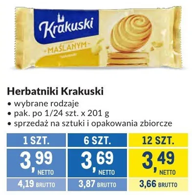 Herbatniki Krakuski promocja w Makro